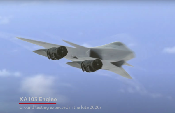 配资门户查询 美国六代机样貌曝光？有鸭翼无垂尾，像是六代机中的苏-57